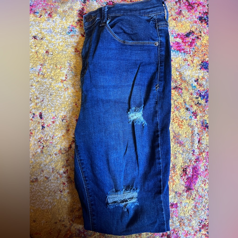 mudd high rise distressed jeans